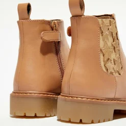 New Apologie Chelsea boots en Cuir Boutchou camel