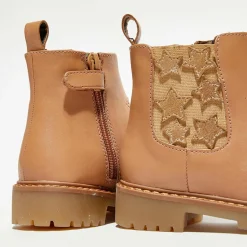 New Apologie Chelsea boots en Cuir Boutchou camel