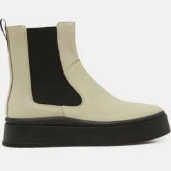 Femme Vagabond Chelsea Boots en Cuir écrues