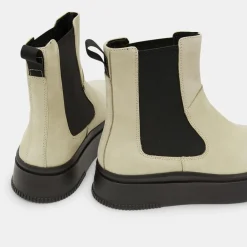 Femme Vagabond Chelsea Boots en Cuir écrues