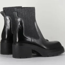 Sale Garrice Lab Chelsea boots en Cuir Gusto anthracite - Talon 6 cm
