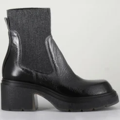 Sale Garrice Lab Chelsea boots en Cuir Gusto anthracite - Talon 6 cm