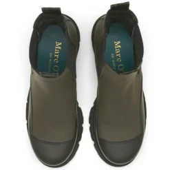 Online Marc O'Polo Chelsea Boots en Cuir kaki