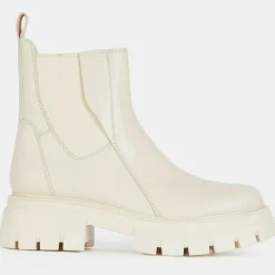Best Ash Chelsea Boots en Cuir Links beiges - Talon 6 cm