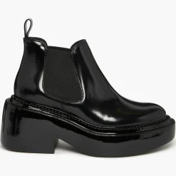 Femme Sonia Rykiel Chelsea boots en Cuir Montresor noires - Talon 6 cm