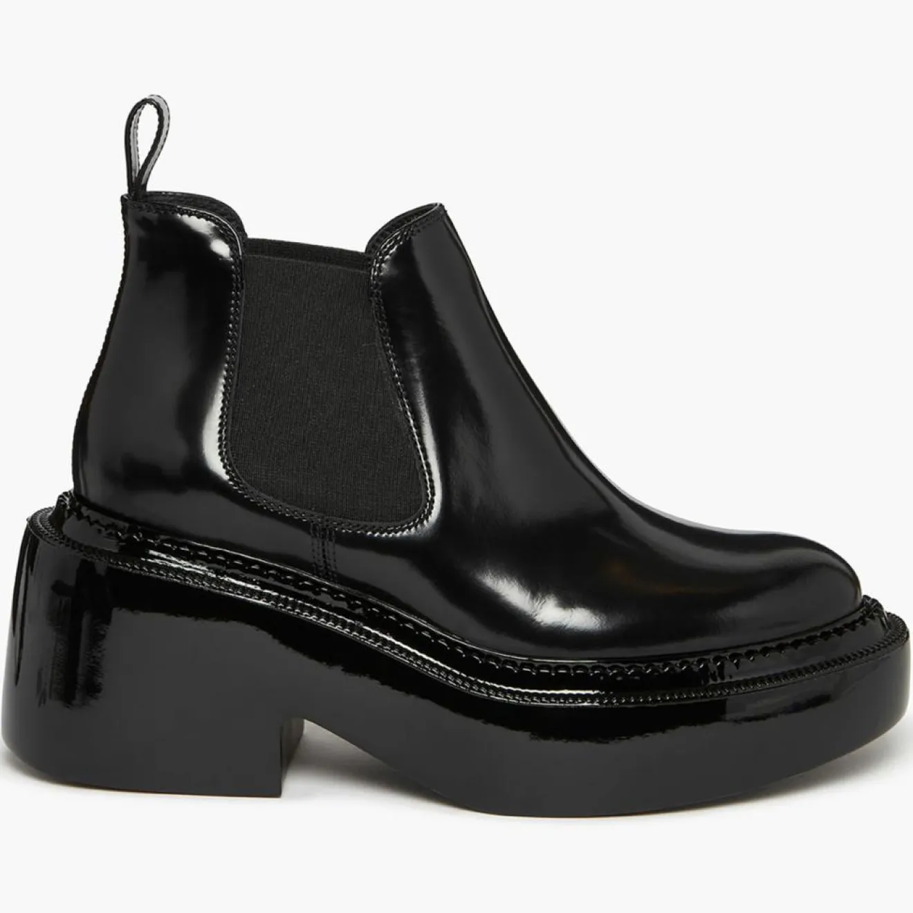 Femme Sonia Rykiel Chelsea boots en Cuir Montresor noires - Talon 6 cm