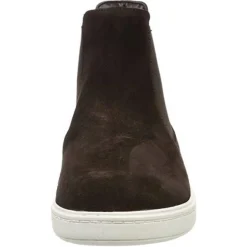 Enfant Clarks Chelsea Boots en Velours de Cuir Street marron
