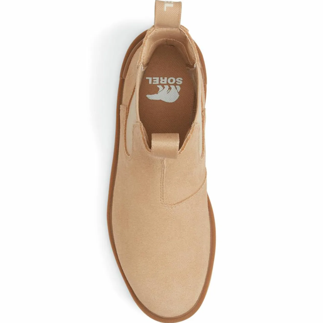 Clearance Sorel Chelsea boots en Velours de Cuir Hi-Line camel