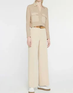 Femme Yerse Chemise 100% Coton Bio O-Selection beige moyen