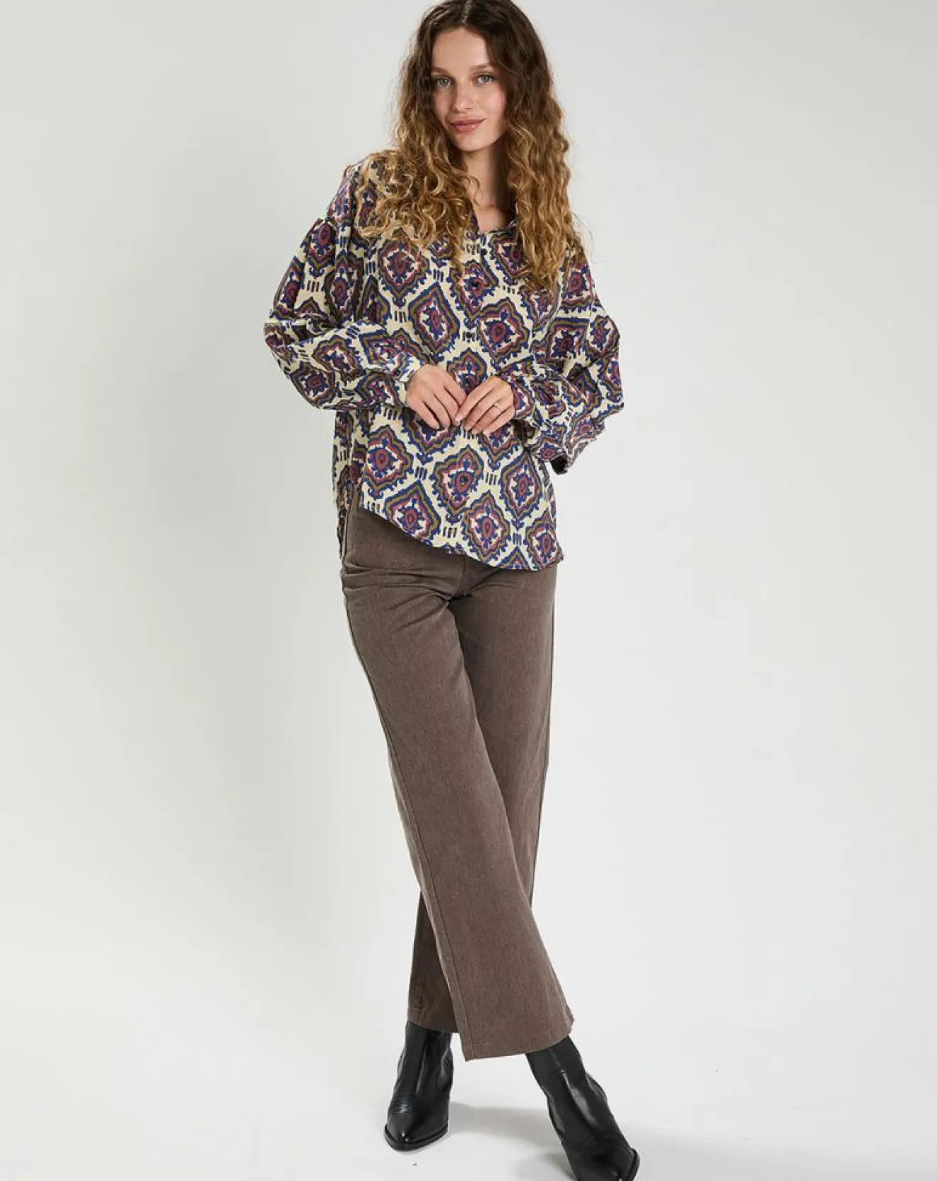 Femme The Korner Chemise Inaya multicolore