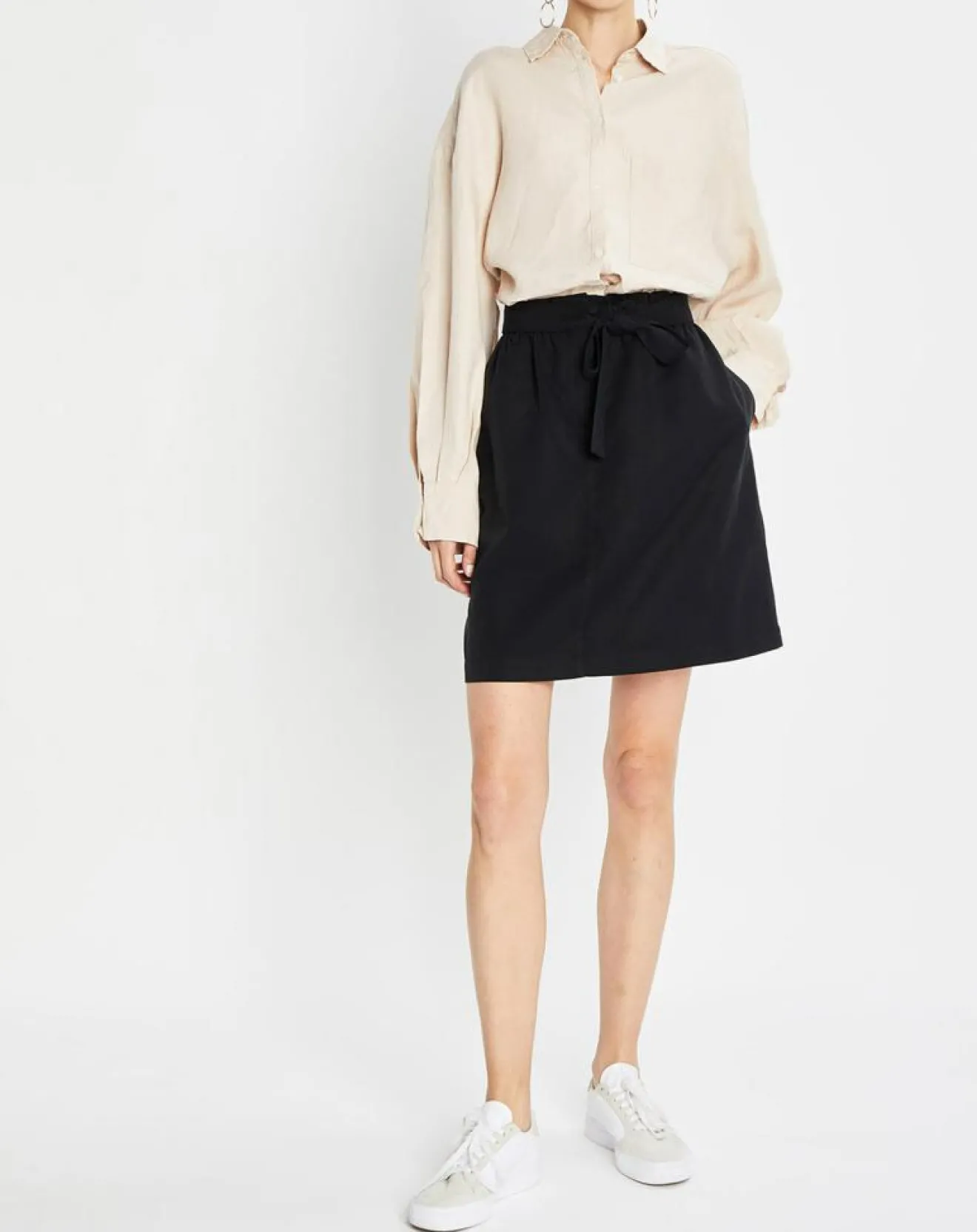 Clearance Marc O'Polo Chemise 100% Lin manches longues Poche beige