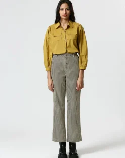 Femme The Korner Chemise Perrine jaune