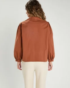 Femme The Korner Chemise Perrine marron