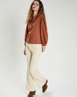 Femme The Korner Chemise Perrine marron