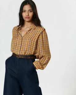 Clearance The Korner Chemise Romane jaune