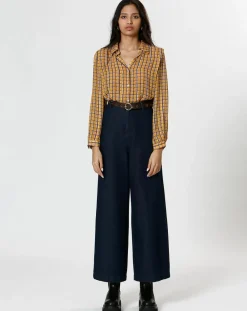 Clearance The Korner Chemise Romane jaune