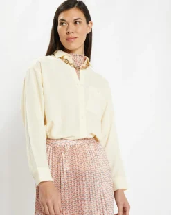 Femme Galeries Lafayette Chemise ample et fluide Paros écrue
