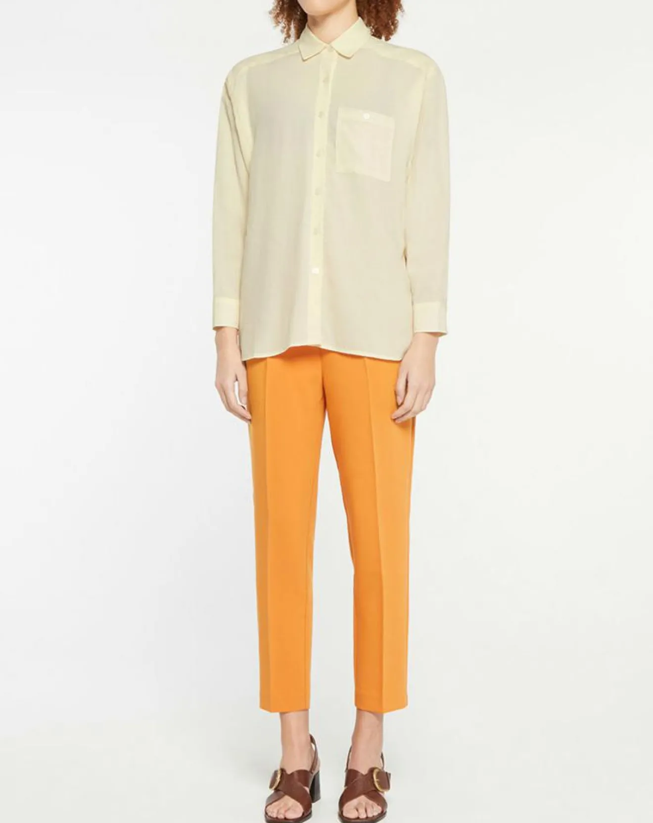 Femme Galeries Lafayette Chemise ample et fluide Paros écrue