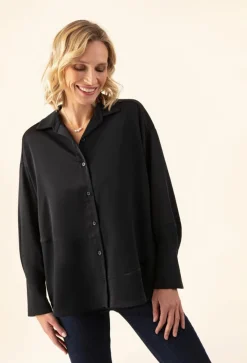 Online Bleu Blanc Rouge Chemise Bettyna noir