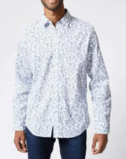 Hot Pepe Jeans Chemise Birdland Imprimé Fleurs blanche