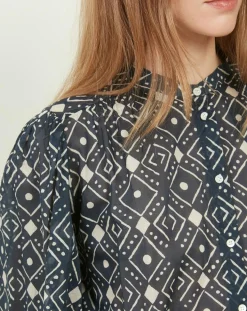 Femme Hartford Chemise Calypso marine