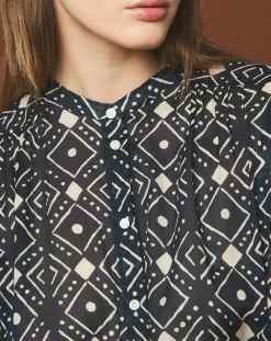 Femme Hartford Chemise Calypso marine