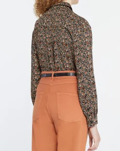 Femme Yerse Chemise Camille à fleurs multicolore