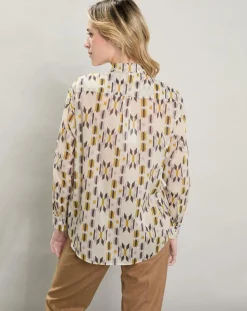 Femme Hartford Chemise Camu blanc brut