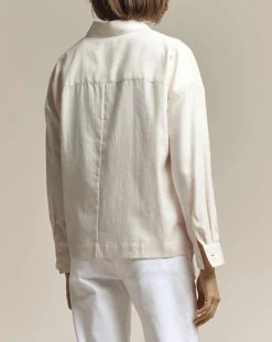 Best Devernois Chemise Canada à petits carreaux rose poudré