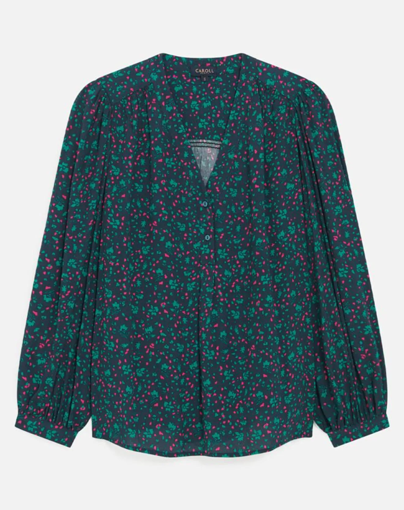 Femme Caroll Chemise Candy imprimée lagon