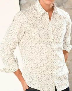 Homme Harris Wilson Chemise casual en Popeline Nala imprimée blanc/multicolore