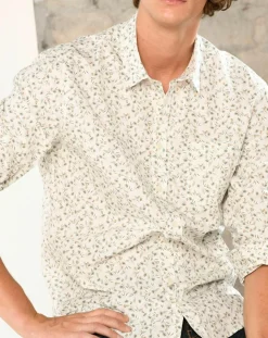 Homme Harris Wilson Chemise casual en Popeline Nala imprimée blanc/multicolore