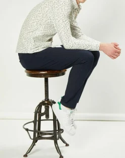 Homme Harris Wilson Chemise casual en Popeline Nala imprimée blanc/multicolore