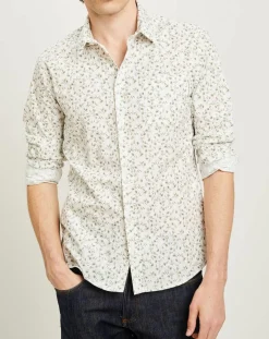 Homme Harris Wilson Chemise casual en Popeline Nala imprimée blanc/multicolore