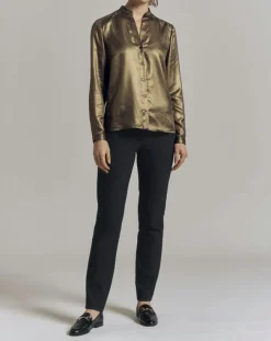 New Devernois Chemise Christmas dorée