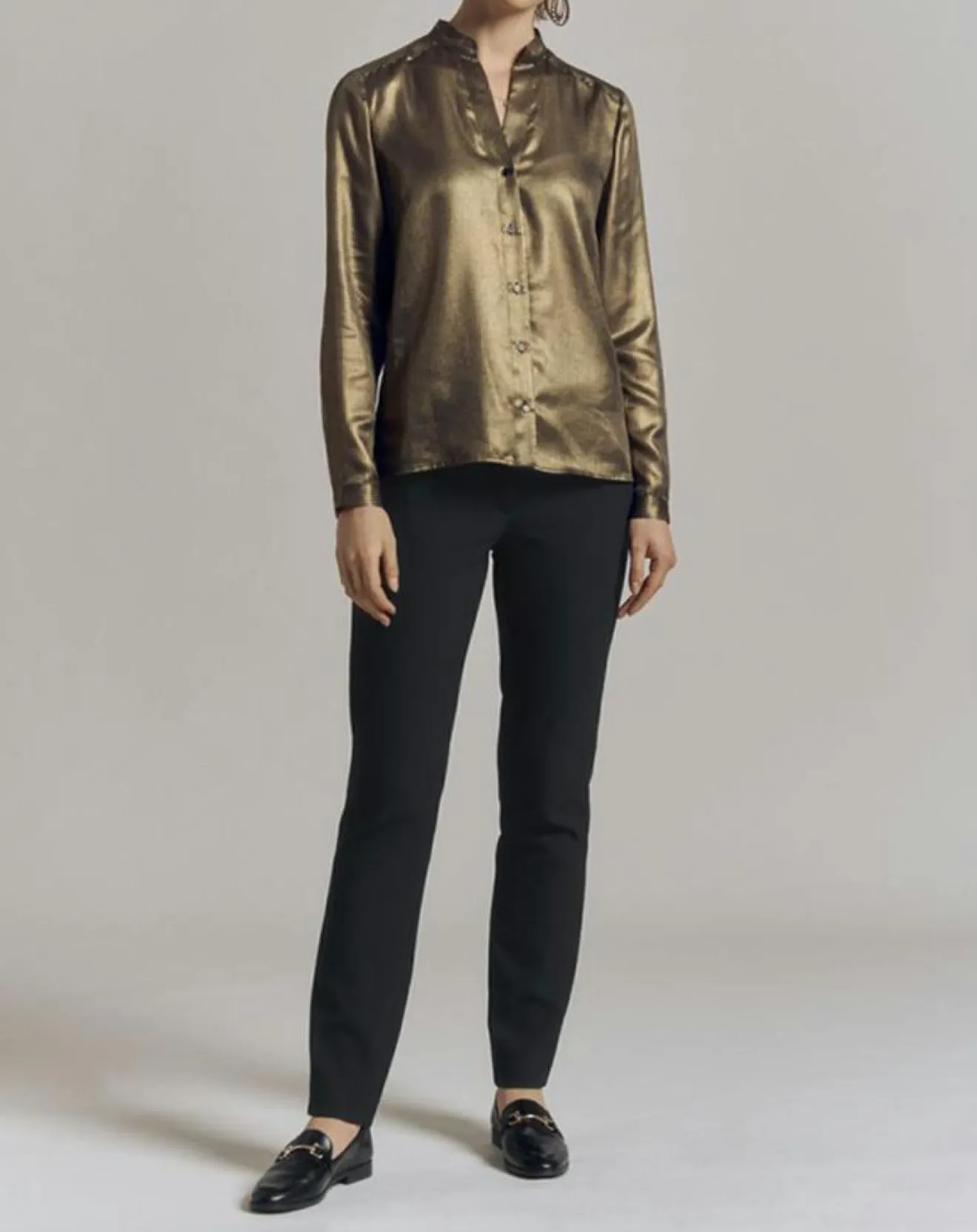 New Devernois Chemise Christmas dorée