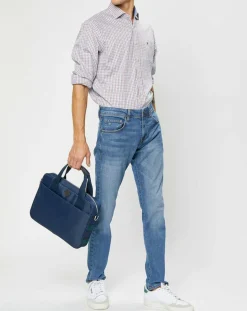 Homme Hackett London Chemise Classic Fit à carreaux blanc/rouge/bleu