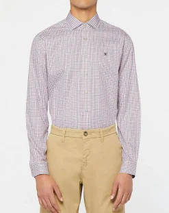 Homme Hackett London Chemise Classic Fit à carreaux blanc/rouge/bleu