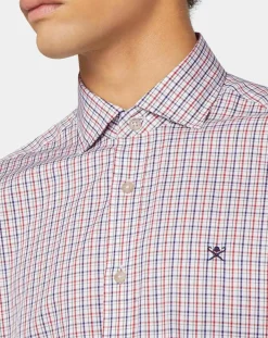 Homme Hackett London Chemise Classic Fit à carreaux blanc/rouge/bleu