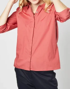 Femme Karl Marc John Chemise Claudia en Coton terracotta