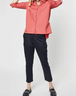 Femme Karl Marc John Chemise Claudia en Coton terracotta