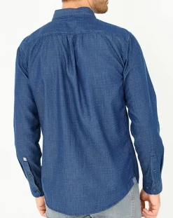 Homme Pepe Jeans Chemise confort à micro points bleue