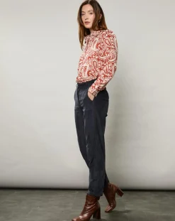 Best Hartford Chemise Coraz imprimée orange sombre