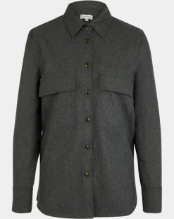 Femme Jodhpur Chemise Corfou en Laine mélangée gris foncé