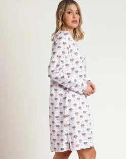 Online Admas Chemise de nuit All You Need Is Sleep C mauve