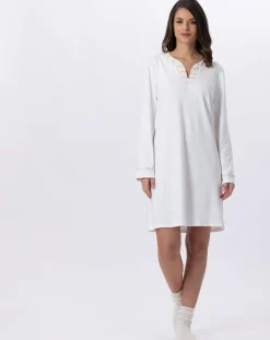 Le Chat Chemise de nuit Felicita écru/multicolore