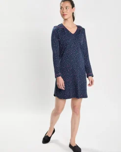 Femme Le Chat Chemise de nuit Holly bleu marine