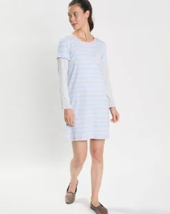 Femme Le Chat Chemise de nuit Hygge bleu ciel