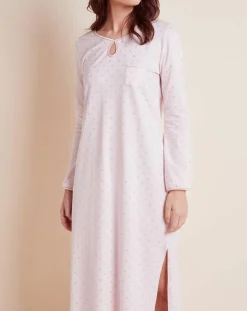 Le Chat Chemise de nuit imprimée Caline rose