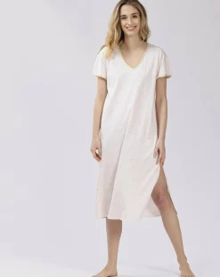 Femme Le Chat Chemise de nuit Lovinyou rose/écru